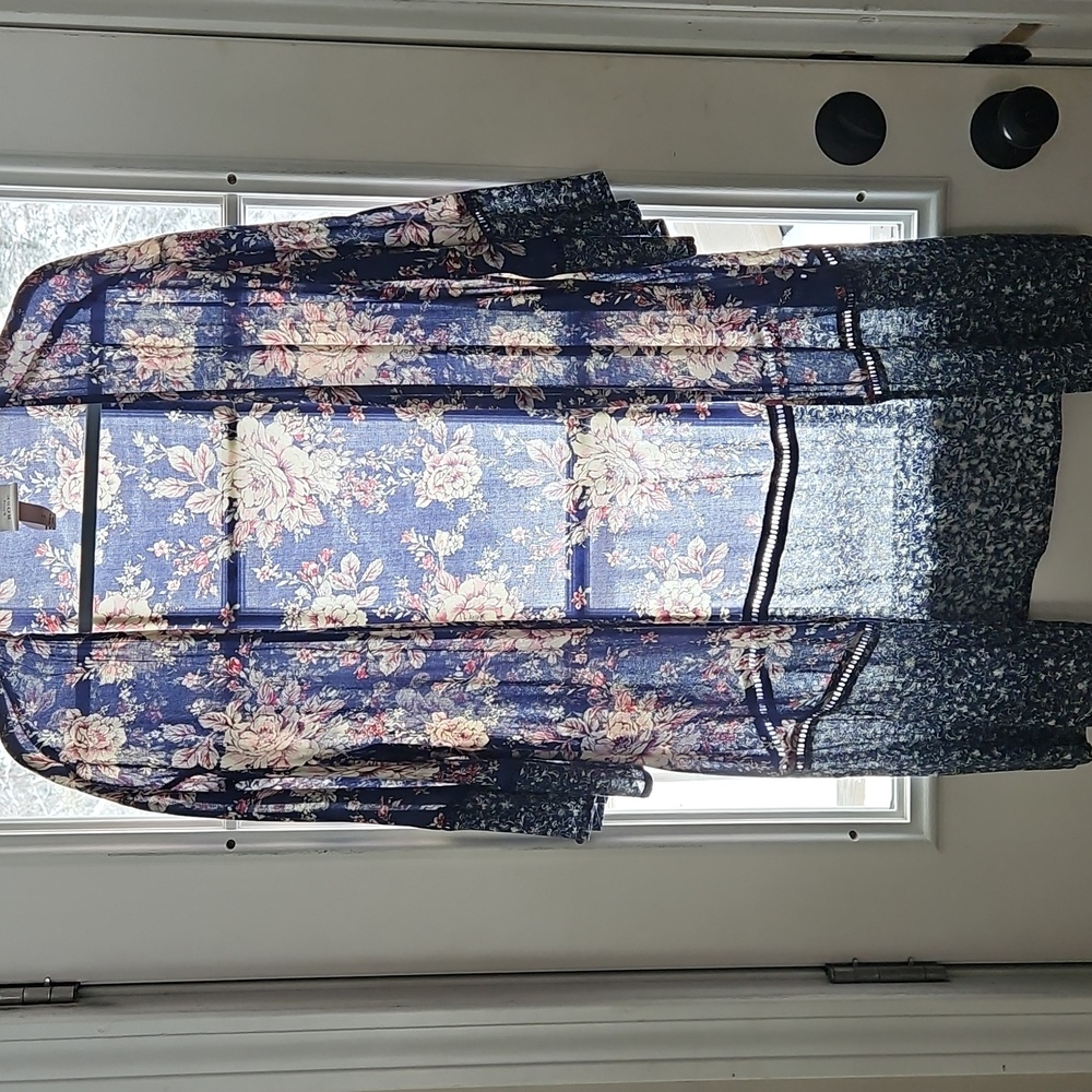 Floral Open Front Kimono